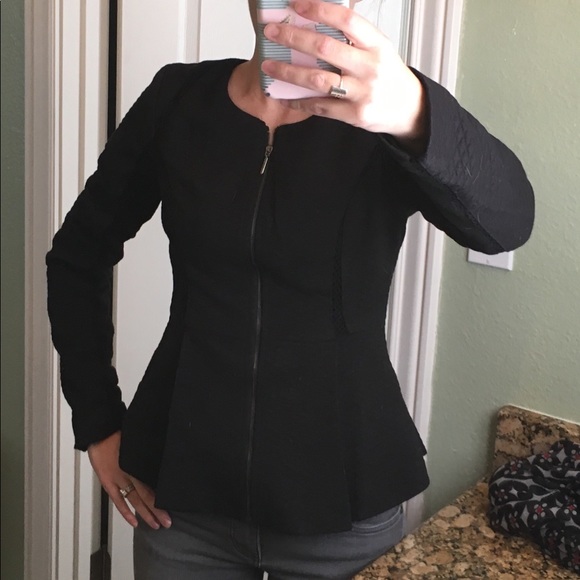 Super cute black peplum jacket! - Picture 6 of 6